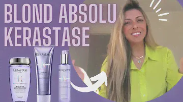 RESENHA KERASTASE BLOND ABSOLU 💟Bain, Cicaflash e Cicaplasme sem fonte de calor cabelo fino e loiro