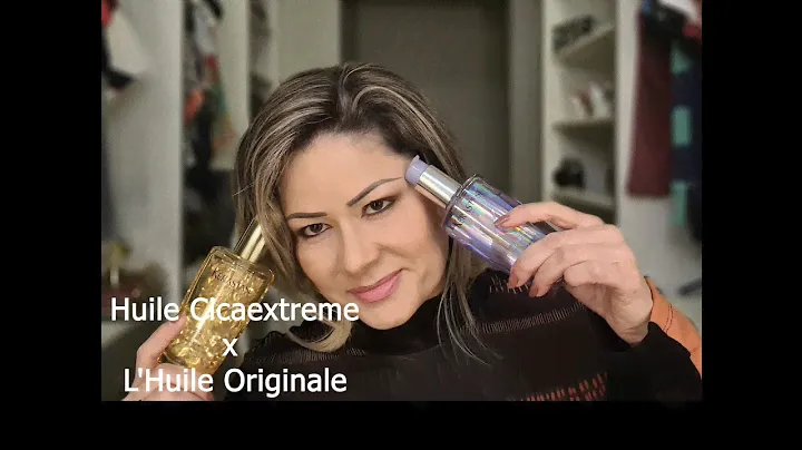 COMPARANDO O NOVO HUILE CICAEXTREME E L'HUILE ORIGINALE DE KERASTASE.