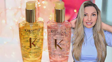 Kerastase elixir Ultime L'HUILE - dourado e rose {São bons? Qual a diferença?} Por Bia Munstein