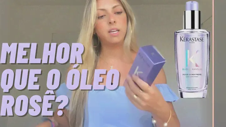 RESENHA HUILE CICAEXTREME KERASTASE BLOND ABSOLU 👾 Testei óleo roxinho no cabelo fino e loiro